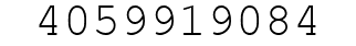 Number 4059919084.