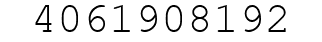 Number 4061908192.