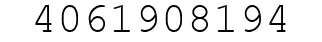 Number 4061908194.