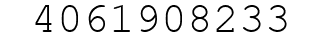 Number 4061908233.