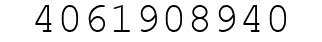 Number 4061908940.