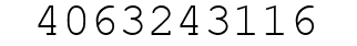 Number 4063243116.
