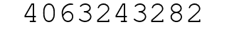 Number 4063243282.