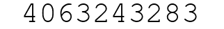 Number 4063243283.
