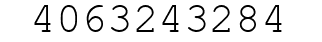 Number 4063243284.