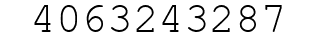 Number 4063243287.