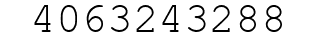 Number 4063243288.