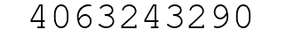Number 4063243290.