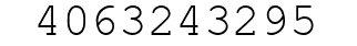 Number 4063243295.