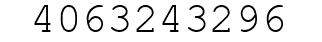 Number 4063243296.