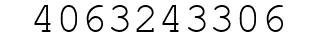 Number 4063243306.