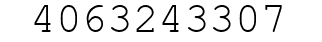 Number 4063243307.