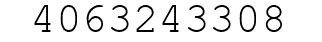 Number 4063243308.
