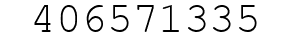 Number 406571335.