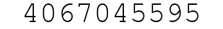 Number 4067045595.