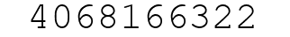 Number 4068166322.