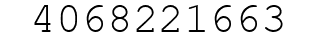 Number 4068221663.