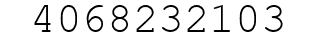 Number 4068232103.