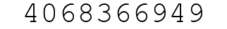 Number 4068366949.