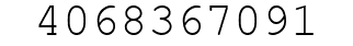 Number 4068367091.