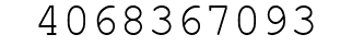Number 4068367093.