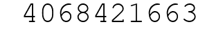 Number 4068421663.