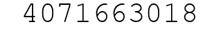 Number 4071663018.