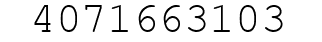 Number 4071663103.