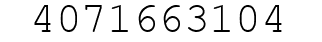 Number 4071663104.