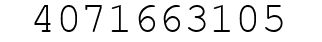 Number 4071663105.