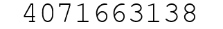 Number 4071663138.
