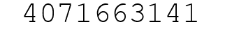 Number 4071663141.