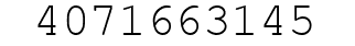 Number 4071663145.