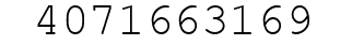 Number 4071663169.