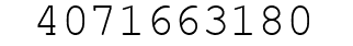 Number 4071663180.