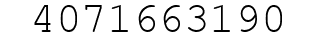 Number 4071663190.