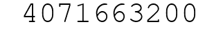 Number 4071663200.