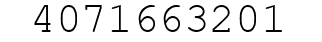 Number 4071663201.