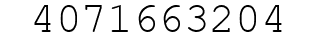 Number 4071663204.