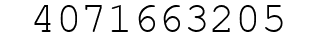 Number 4071663205.