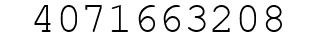 Number 4071663208.