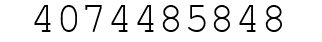 Number 4074485848.