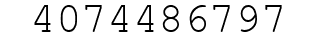 Number 4074486797.