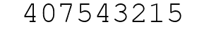 Number 407543215.