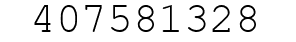 Number 407581328.