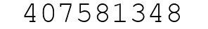 Number 407581348.