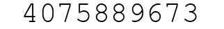 Number 4075889673.