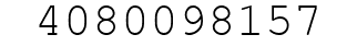 Number 4080098157.