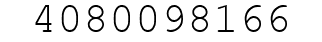 Number 4080098166.