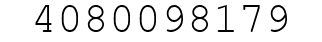 Number 4080098179.